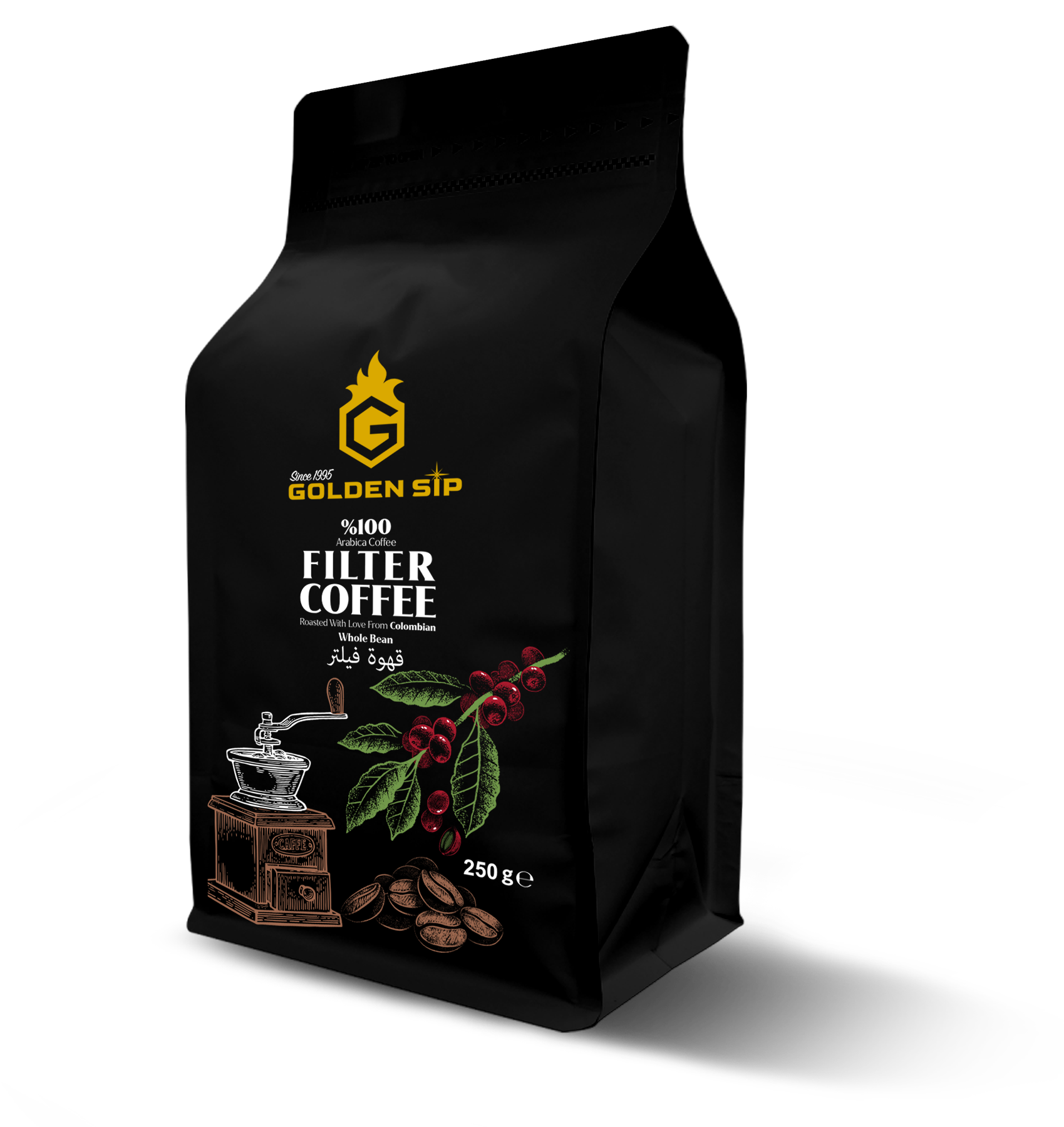 Filter Coffee (WholeBean) (250g) Golden Sip